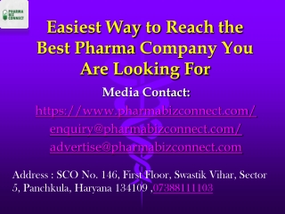 Third Party Pharma Contract Manufacturer