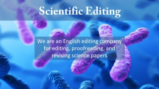 Scientific Editing