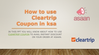 Booking Flights & Hotels for cheap rates using Cleartrip Coupon