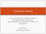 Toisenlaiset maailmat