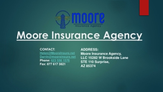 Moore Insurance Agency | Best Insurance Agency in Arizona