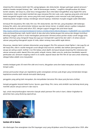 Streaming Film Indonesia Terunggul 2019