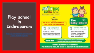 Play School in Indirapuram