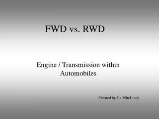 FWD vs. RWD