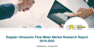 Doppler ultrasonic flow meter market research report 2019 2025