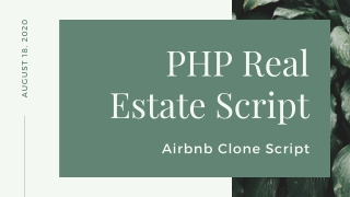 Airbnb Clone Script | Vacation Rental Listing Script | Rental Booking Software | Vacation Rental Script