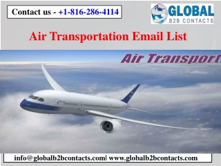 Air Transportation Email List