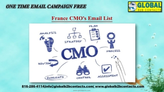 France CMO's Email List
