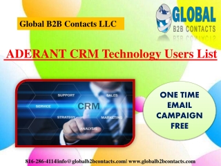 ADERANT CRM Technology Users List