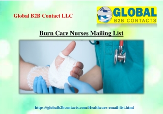 Burn Care Nurses Mailing List