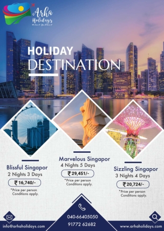 Holiday Destinations in Singapore