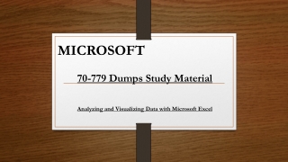 Microsoft 70-779 Exam Questions – Fully updated Exam Dumps | Exam4Help