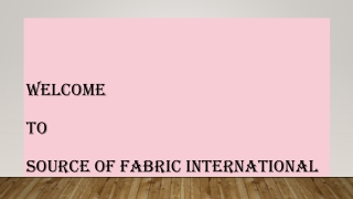 Los Angeles Cheap Fabric Suppliers