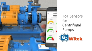 Sensors for Centrifugal Pump