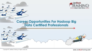 Career Opportunities For Hadoop Big Data Certified Individuals