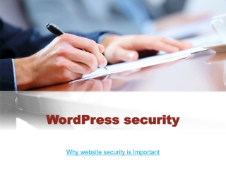 Wordpress Security