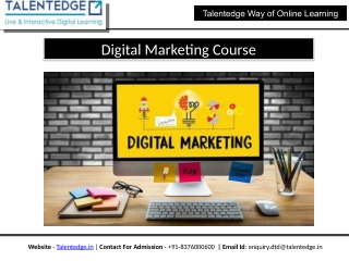 Digital Marketing Course