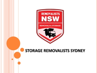 Storage Removalists Sydney