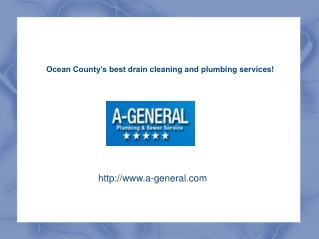 Ocean County’s best drain cleaning and plumbing services!