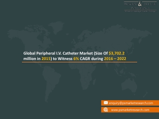 Peripheral I.V. Catheter Market Comprehensive Review of its Top Companies, Investment Trend, Growth Opportunities