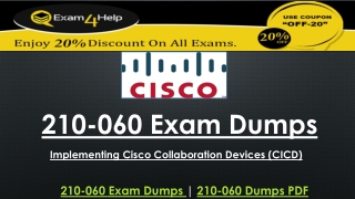 210-060 Dumps - 210-060 Exam Questions Answers Dumps - Exam4Help