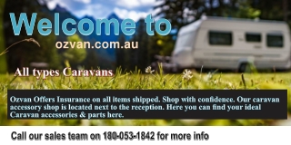 Caravan Parts, Caravan Accessories | Ozavan.com.au