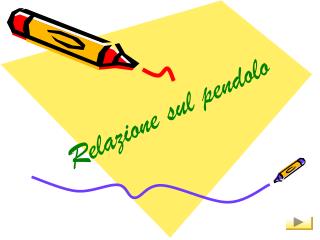 Relazione sul pendolo