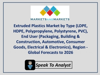 Extruded Plastics Market worth 291.74 Billion USD by 2026