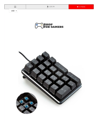 Magicforce 21 Keys Wired Blue LED Backlit Mechanical Keyboard