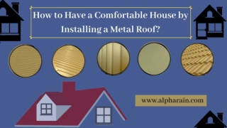 Well Vented Metal Roofing Virginia Installed By Alpha Rain