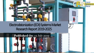 Electrodeionization (edi) systems market research report 2019 2025