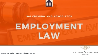 Employment Law - Sai Krishna Associates
