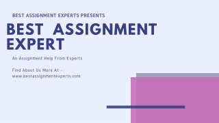 Top Quality Assignment Writing Help | Write My Assignment