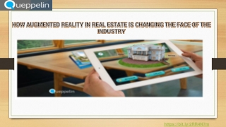 Augmented Reality in Real Estate & Benefits of AR and VR in Real Estate - Queppelin