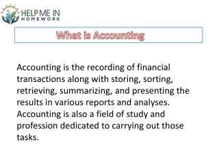 Accounting Help