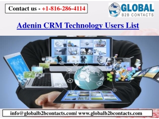 Adenin CRM Technology Users List