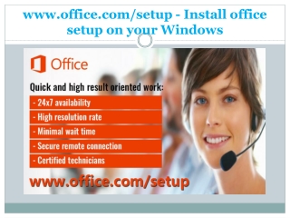 www.office.com/setup - Install office setup on your Windows