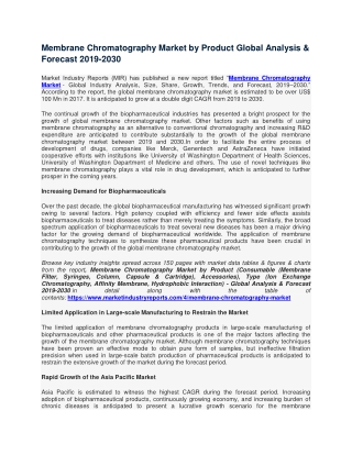 membrane chromatography market Growth Opportunity and Business Strategy