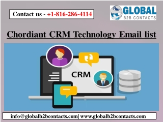Chordiant CRM Technology Email list
