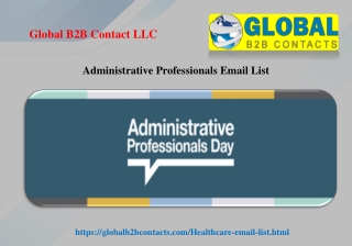 Administrative Professionals Email List