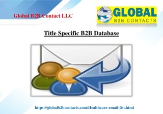 Title Specific B2B Database