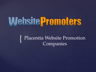 Placentia Website Promotion Companies