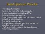 Broad Spectrum Penicillin