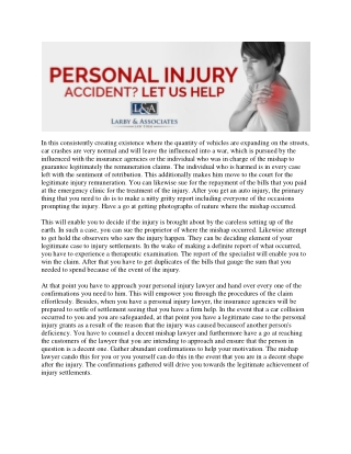 Personal Injury Lawyers