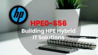 HPE0-S56 Dumps