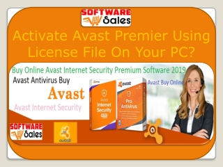 Activate Avast Premier Using License File On Your PC