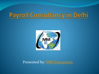 Payroll Consultancy in Delhi
