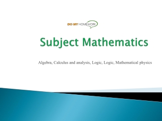 Get Mathematics Help Online