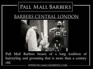 Barbers central London
