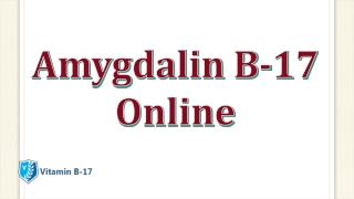 Buy Online Amygdalin B-17